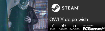 OWLY de pe wish Steam Signature