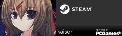 kaiser Steam Signature