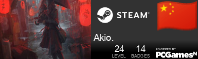 Akio. Steam Signature
