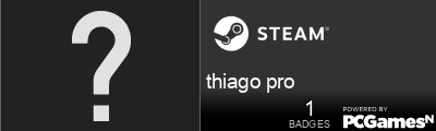 thiago pro Steam Signature