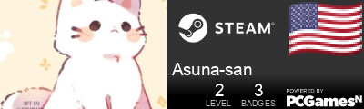 Asuna-san Steam Signature