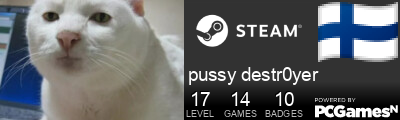 pussy destr0yer Steam Signature