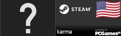 karma Steam Signature