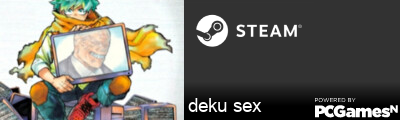 deku sex Steam Signature