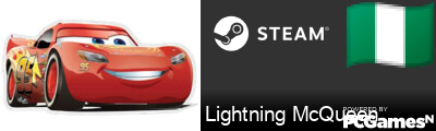 Lightning McQueen Steam Signature